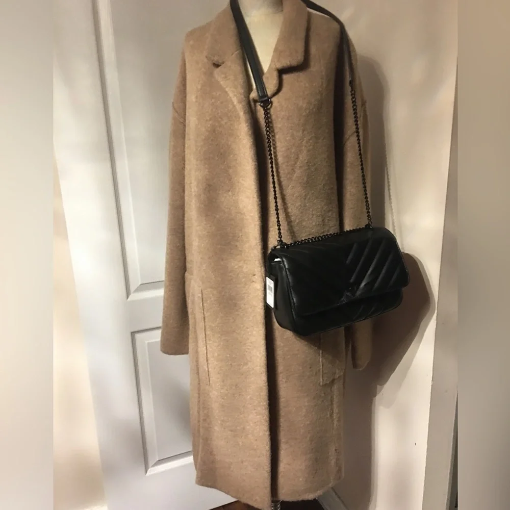 Brand new with tags Vince camel coat merino wool - Picture 3 of 9